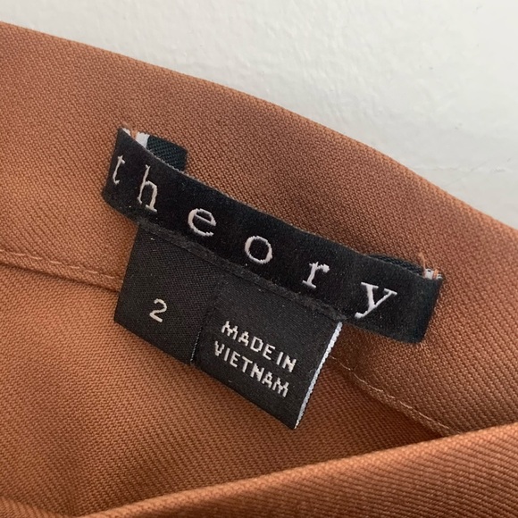 THEORY NUDE WRAP MINI SKIRT - Picture 3 of 3